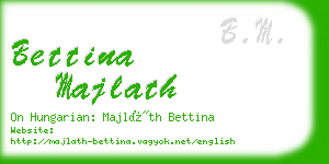 bettina majlath business card